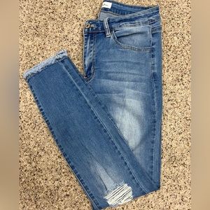 KanCan Distressed Skinny Jeans